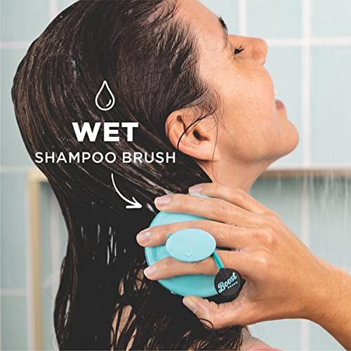Shampoo Brush & Detangling Hair Brush (Black) - BM House & Garden