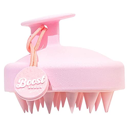 Shampoo Brush & Detangling Hair Brush (Pink) - BM House & Garden