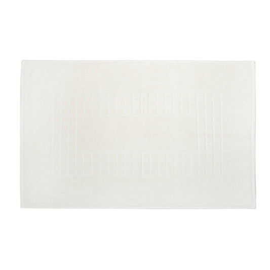 Microfiber Soft Non Slip Bath Mat Check Design (Cream) - BM House & Garden