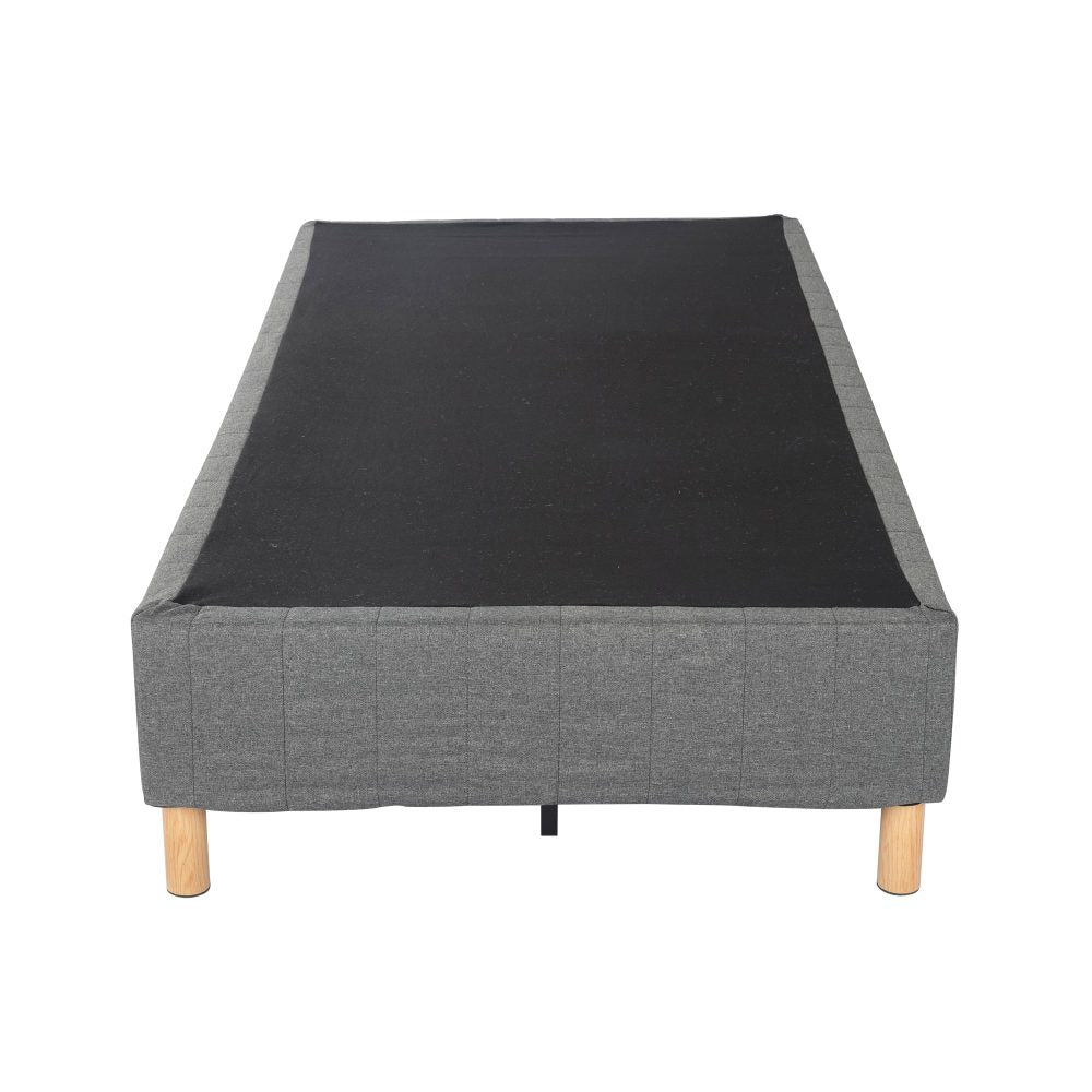 Metal Bedframe Mattress Foundation (Dark Grey) - King - BM House & Garden