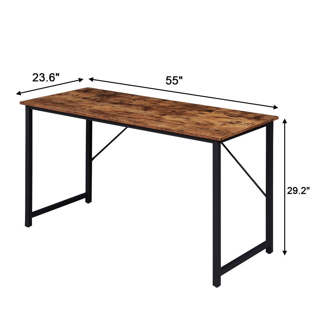 YES4HOMES 140cm Rustic Computer Desk - BM House & Garden