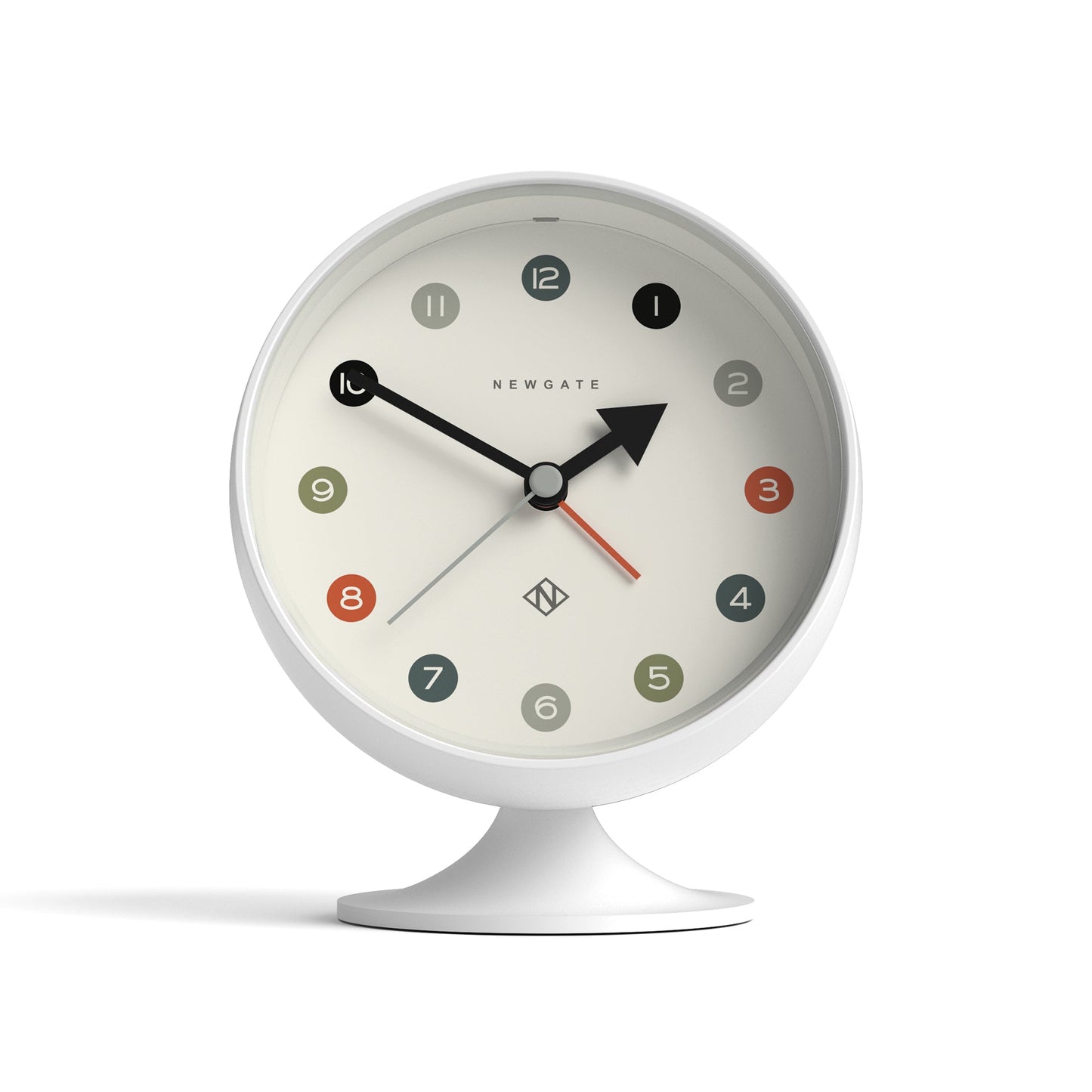Newgate Spheric Alarm Clock White - BM House & Garden