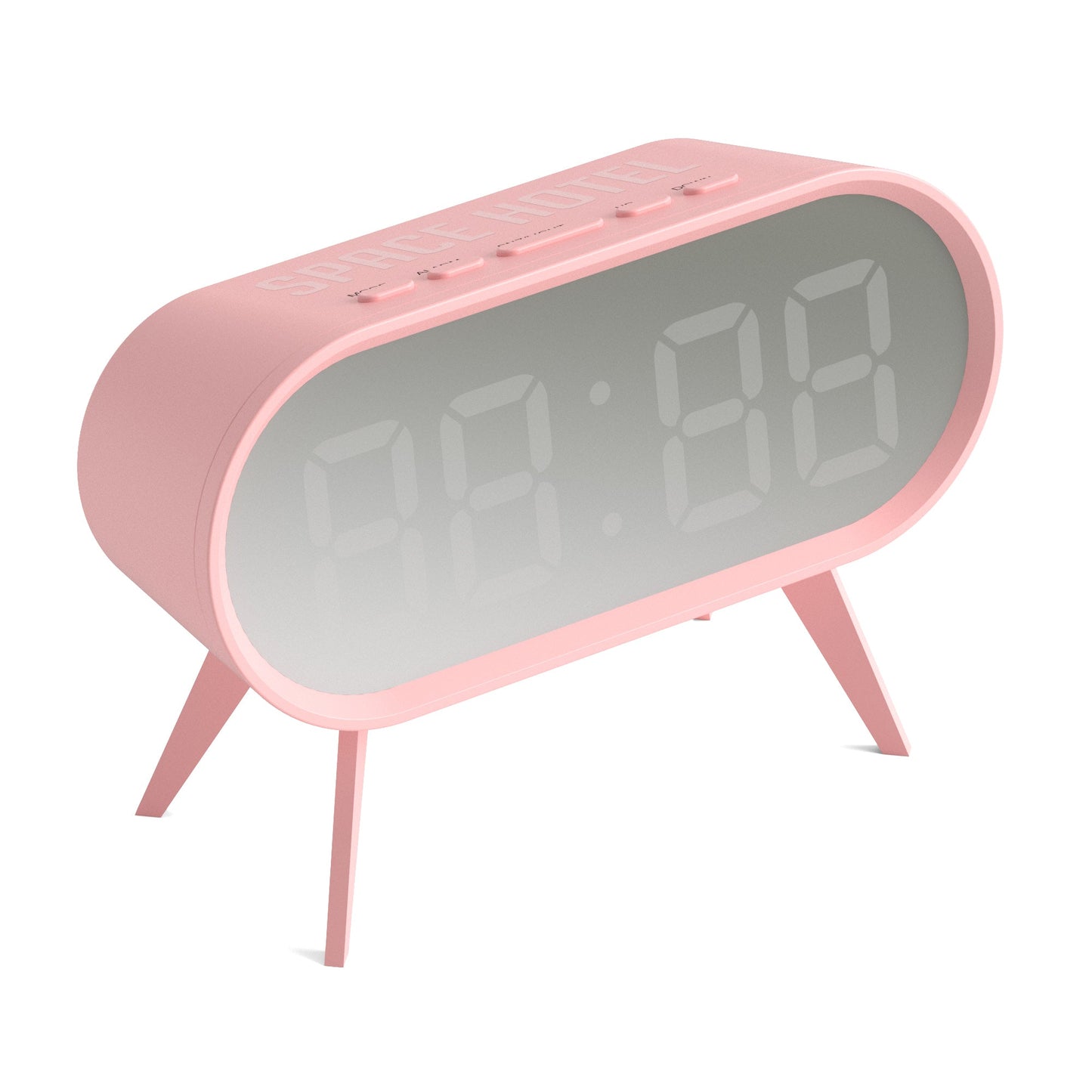 Newgate Space Hotel Cyborg Led Alarm Clock Pink - BM House & Garden