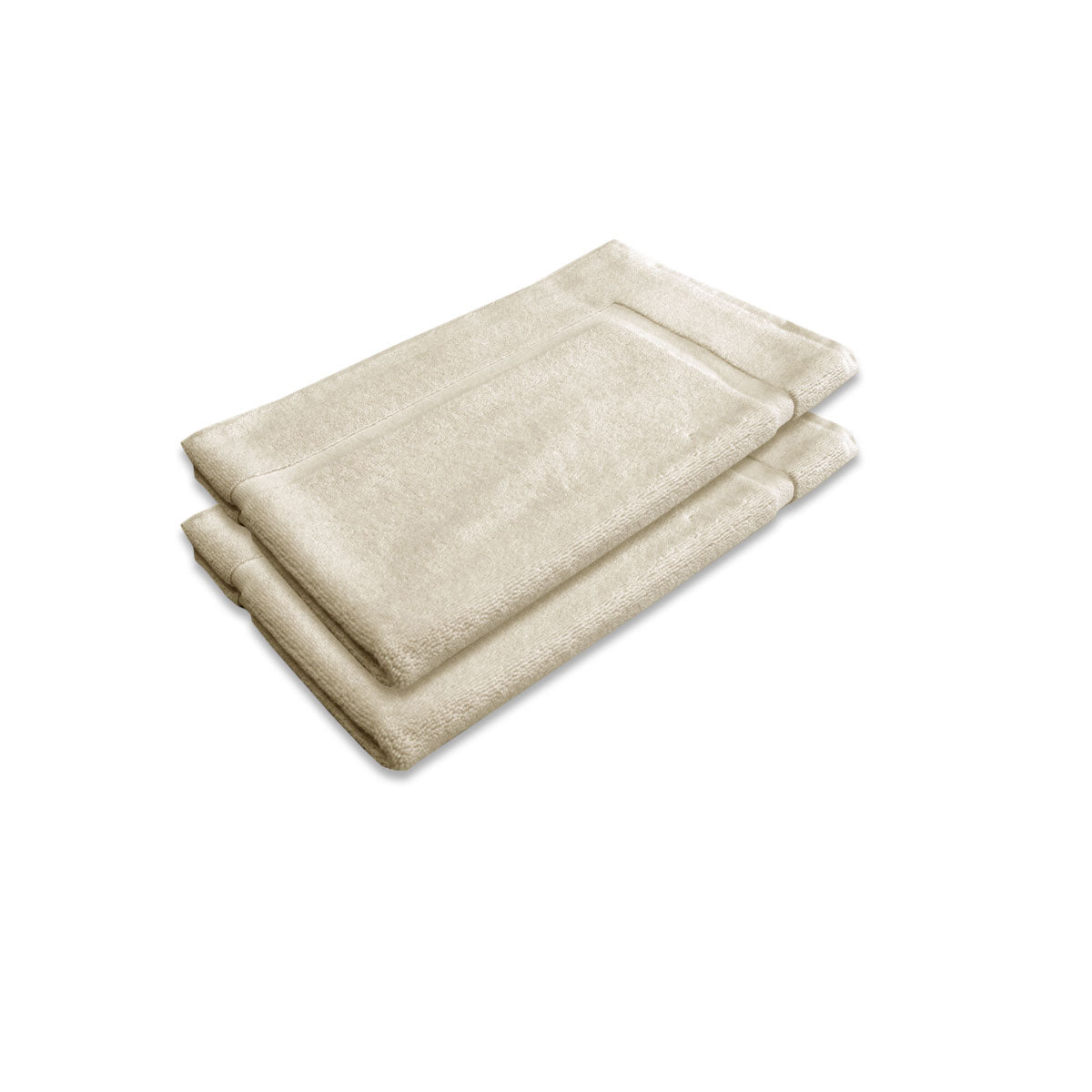 800GSM Set of 2 Cotton Bath Mat Linen - BM House & Garden