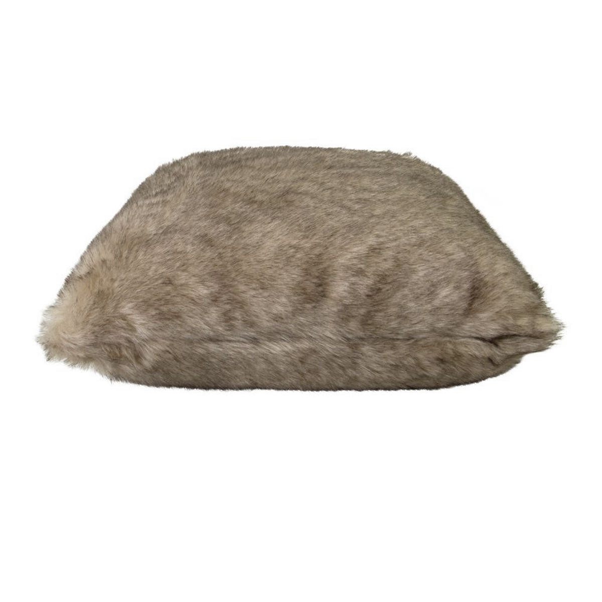 50 x 50cm J Elliot Home Brown Fox Luxury Faux Fur Filled Cushion