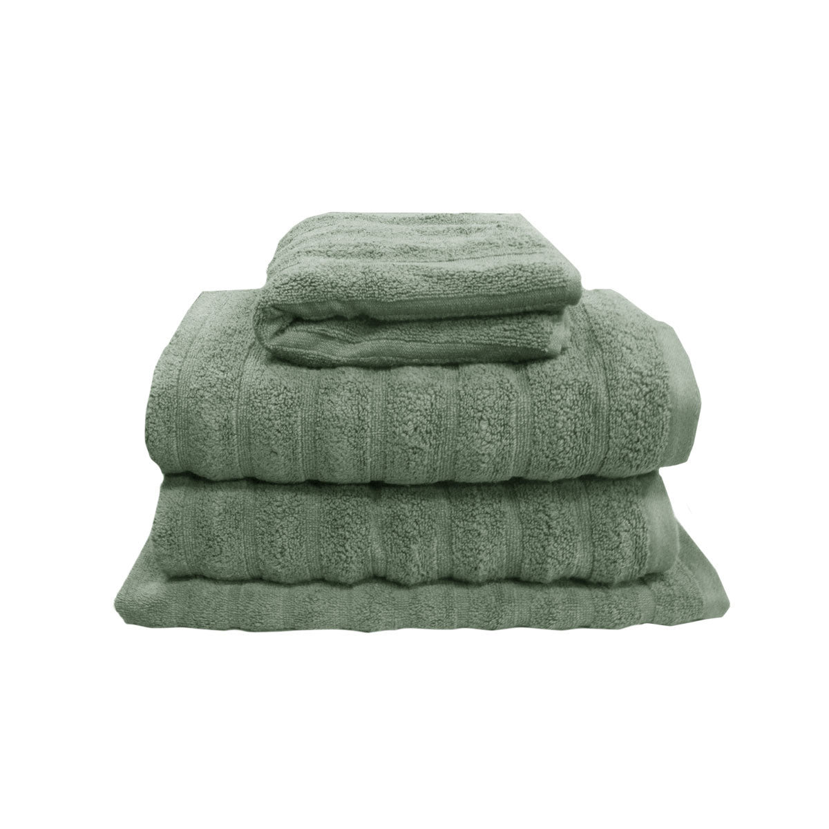 J Elliot Home Set of 4 George Collective Cotton Bath Towel Set Avocado - BM House & Garden