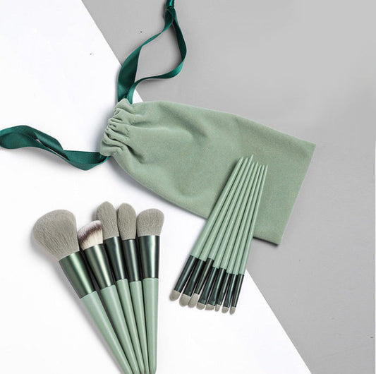 Professional Make Up Brushes Set 13pcs Beauty Foundation Eye Shadow - BM House & Garden