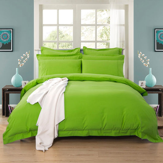 Green 1000TC Tailored King Single Quilt Cover Set