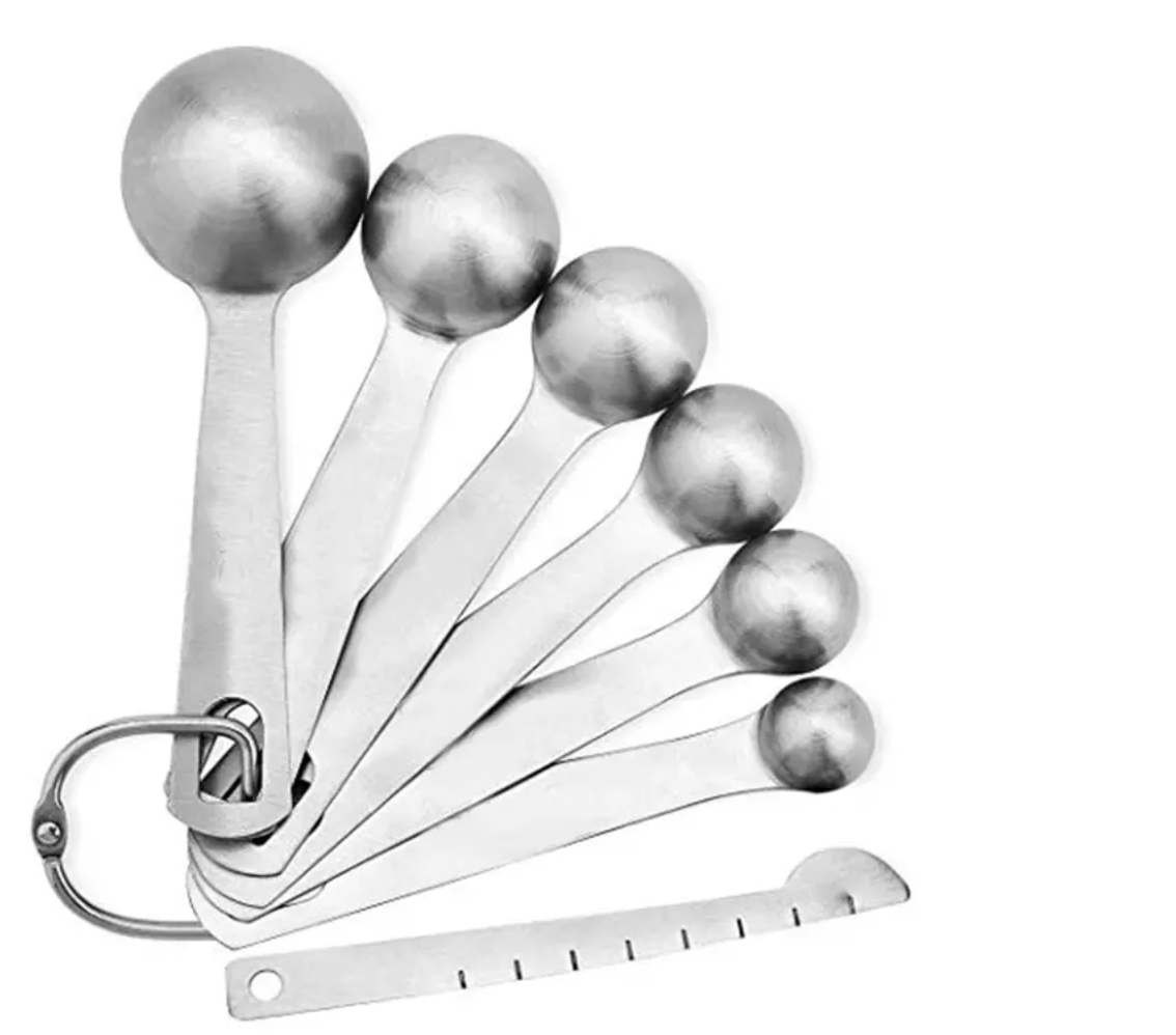 7pcs Stainless Steel Measuring Spoons - BM House & Garden