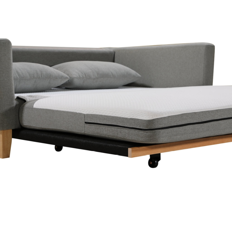 SHASA Grey Celadon 2 Seater Pull-out Sofa bed