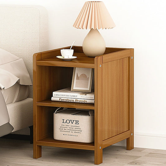 Bamboo Bedside Table Nightstand Storage Bedroom Sofa Side Stand - BM House & Garden