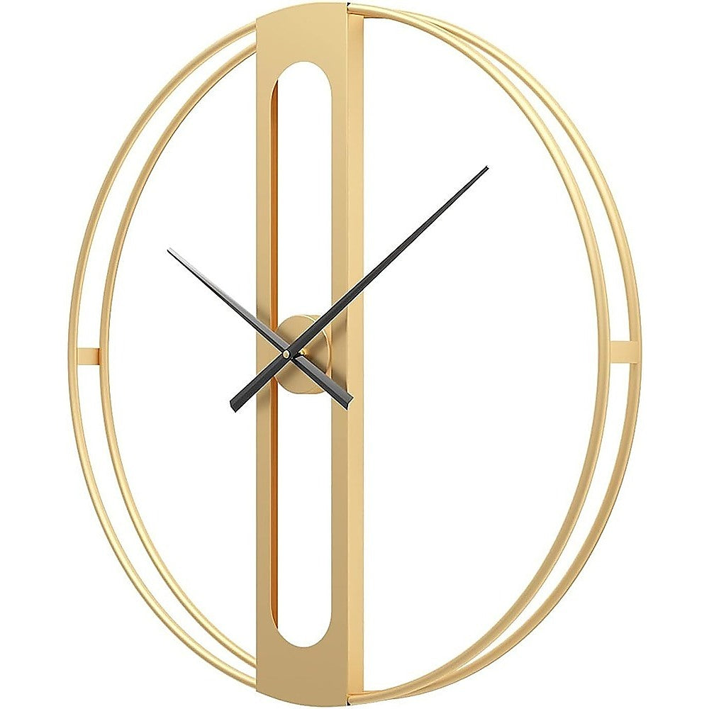 Gold Clover Metal Wall Clock - BM House & Garden