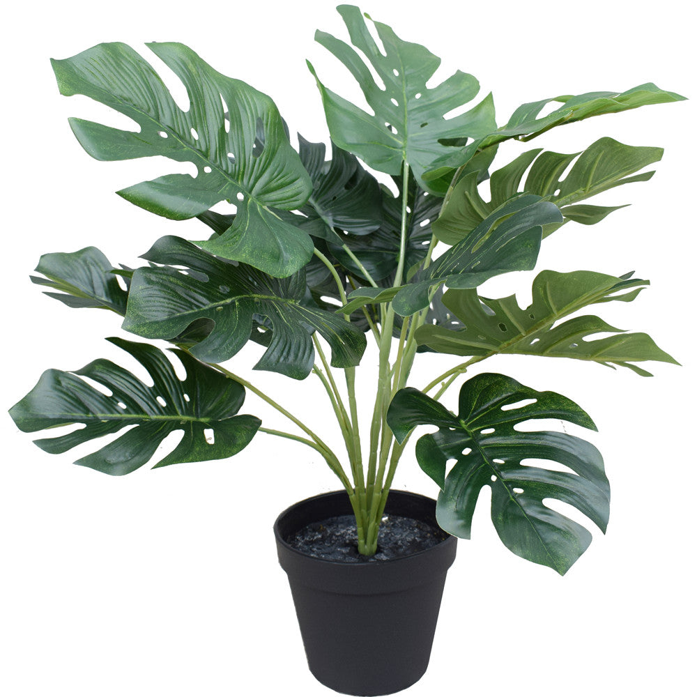 Artificial Potted Split Philodendron (Monstera) 40 cm - BM House & Garden